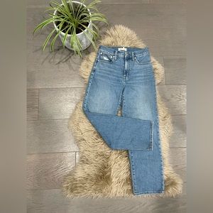 Madewell The Perfect Vintage Straight Crop Jean PETITE sz25P